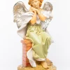 Angelo bambino in resina per presepe cm.125