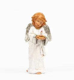 Angelo con candela (837) cm.15