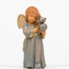 Angelo con gatto (782) cm.7,5