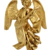Angelo con mandolino (470) oro foglia cm.17