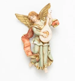 Angelo con mandolino (670) tipo porcellana cm.10