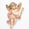 Angelo con mandolino (666) tipo porcellana cm.36