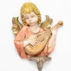 Angelo con mandolino (168) tipo porcellana cm.20