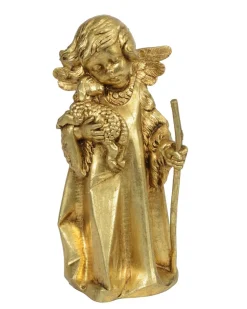 Angelo con pecora (562) oro foglia cm.20,5