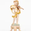 Angelo con violino (63) tipo porcellana cm.16