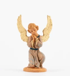 Angelo in ginocchio per presepe cm.10