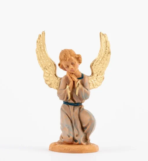 Angelo in ginocchio per presepe cm.10