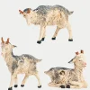 3 caprette per presepe cm.9,5