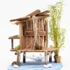 Casa del pescatore in legno n.819 per cm.12