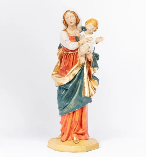 Madonna con Bambino in resina cm.110