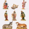 Natività 8 pezzi in resina per presepe cm.52