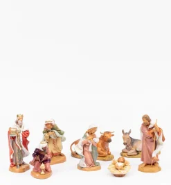 Natività 8 pezzi per presepe cm.19