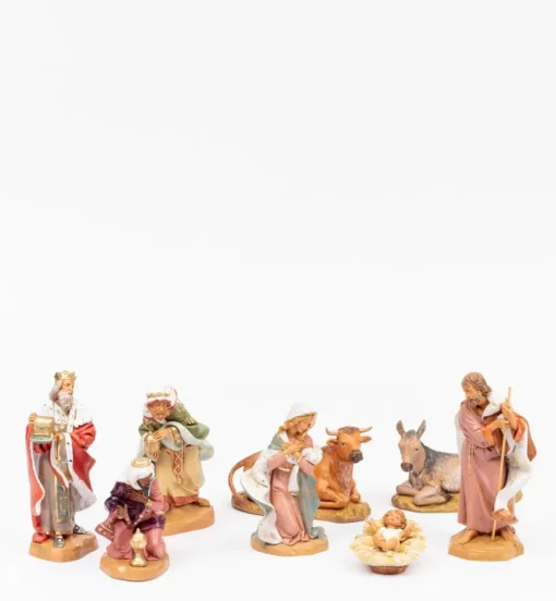 Natività 8 pezzi per presepe cm.19