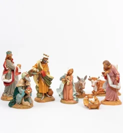 Natività 8 pezzi per presepe cm.30