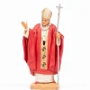 Papa Giovanni Paolo II (648) veste rossa cm.13