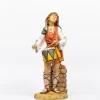 Pastore (9) in resina per presepe cm.65