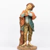 Pastore (6) in resina per presepe cm.65
