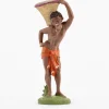 Pastore (183) per presepe colori tradizionali cm.10