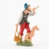 Pastore (207) per presepe colori tradizionali cm.10
