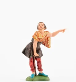 Pastore (113) per presepe colori tradizionali cm.10