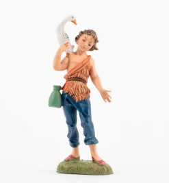 Pastore (107) per presepe colori tradizionali cm.10