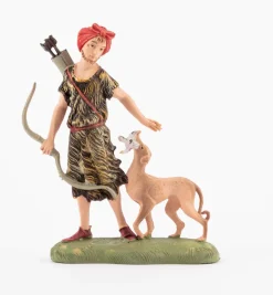 Pastore (247) per presepe colori tradizionali cm.10