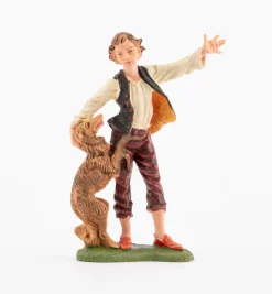 Pastore (191) per presepe colori tradizionali cm.10