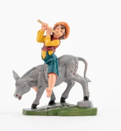 Pastore (287) per presepe colori tradizionali cm.10