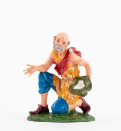 Pastore (344) per presepe colori tradizionali cm.19