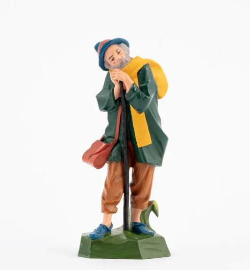 Pastore (320) per presepe colori tradizionali cm.19