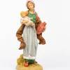 Pastorella (2) in resina per presepe cm.65