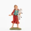 Pastorella (139) per presepe colori tradizionali cm.10