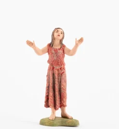 Pastorella (111) per presepe colori tradizionali cm.10