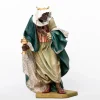 Re moro (3) in resina per presepe cm.125