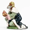 Re mulatto (4) per presepe colori tradizionali cm.30
