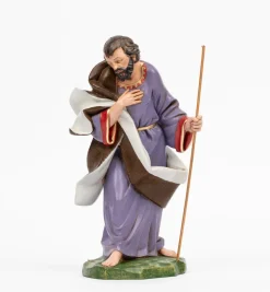 San Giuseppe per presepe colori tradizionali cm.30