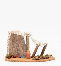 Tenda Re Magi in legno (807) per presepe 12 cm
