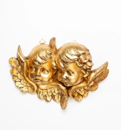 Teste angeli (678) oro foglia cm.25x35